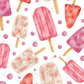 Popsicles - Ready To Press Sublimation Transfer Print Sublimation