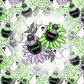 Purple And Green Poison - Ready To Press Sublimation Transfer Print Sublimation