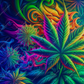 Rainbow 420- Ready To Press Sublimation Transfer Print Sublimation