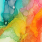 Rainbow Alcohol Ink 10 - Vinyl Pen Wrap