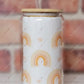 Rainbow Clear 16Oz Libbey Beer Can Glass