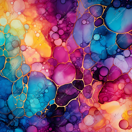 Rainbow Ink 1 - Vinyl Wrap Vinyl