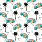 Retro Bus - Ready To Press Sublimation Transfer Print Sublimation