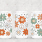 Retro Floral - 16Oz Vinyl Libbey Wrap
