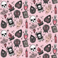 Rose Quartz Witch - Ready To Press Sublimation Transfer Print Seamless 10/23 Sublimation