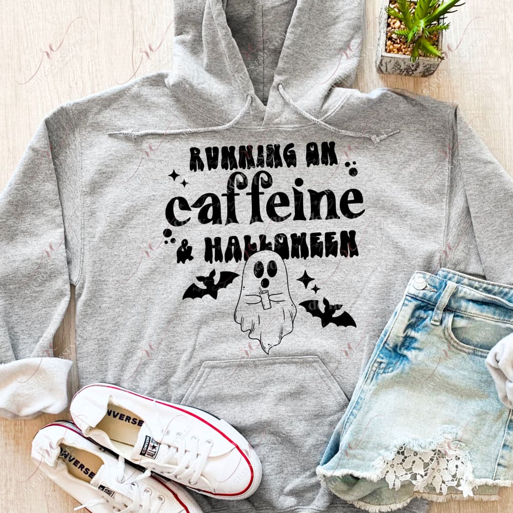 Running On Caffeine & Halloween - Clear Cast Decal