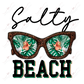 Salty Beach - Clear Cast Decal