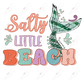 Salty Little Beach - Ready To Press Sublimation Transfer Print Sublimation