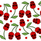 Skull Cherries - 16Oz Vinyl Libbey Wrap