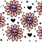 Skull Flowers - 16Oz Vinyl Libbey Wrap