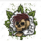 Skull Weed Smoke - Ready To Press Sublimation Transfer Print Sublimation