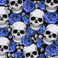 Skulls And Flowers - Ready To Press Sublimation Transfer Print Sublimation
