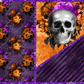 Skulls And Flowers - Ready To Press Sublimation Transfer Print Sublimation