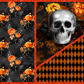 Skulls And Flowers - Ready To Press Sublimation Transfer Print Sublimation