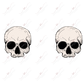 Skulls - Ready To Press Sublimation Transfer Print Sublimation