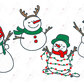 Snowman No Hole - Cold Cup Wrap Cup Wrap