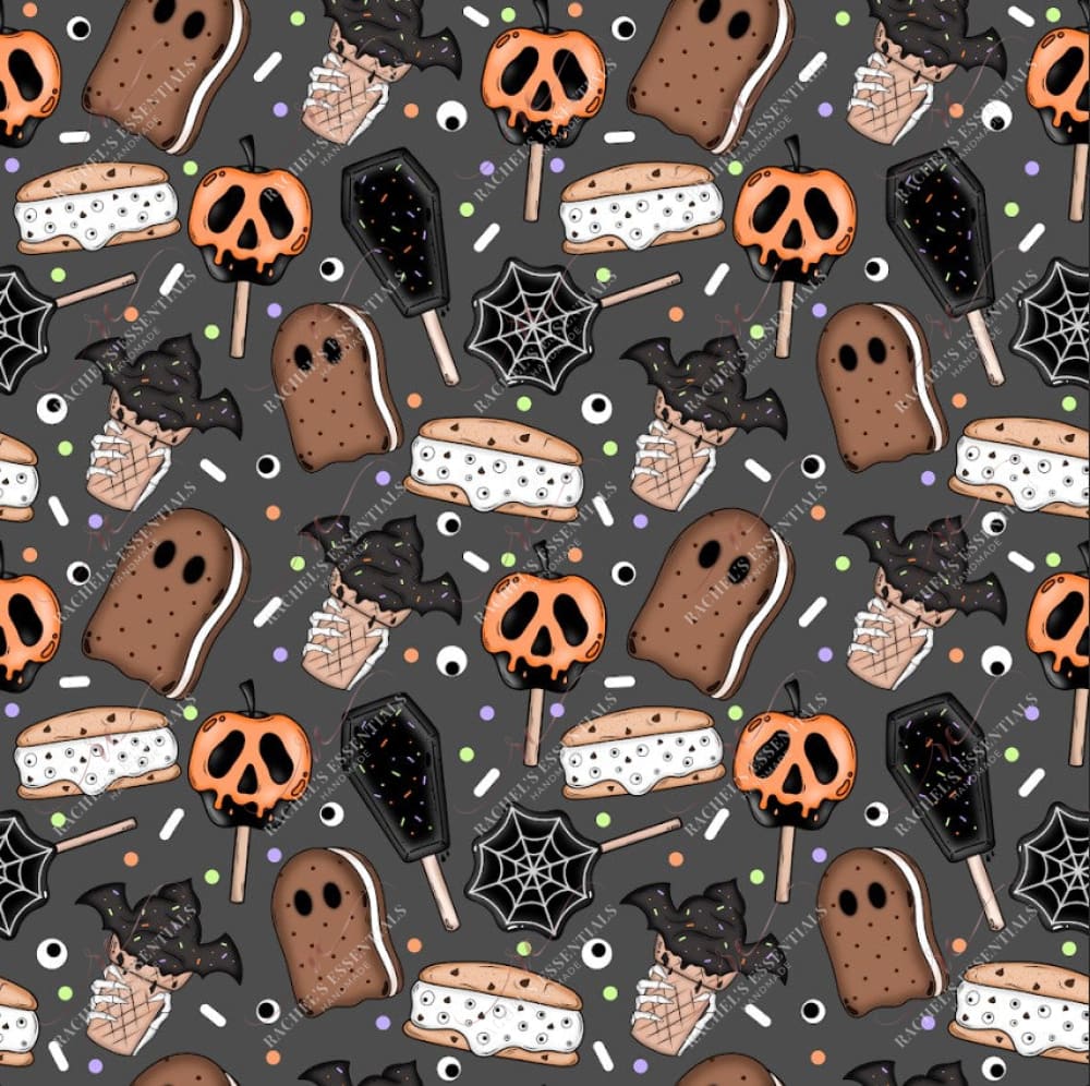 Spooky Ice Cream - Vinyl Wrap Seamless 2/24 Vinyl