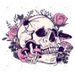 Spooky Skeleton - Clear Cast Decal