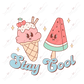Stay Cool-Ready To Press Sublimation Transfer Print Sublimation