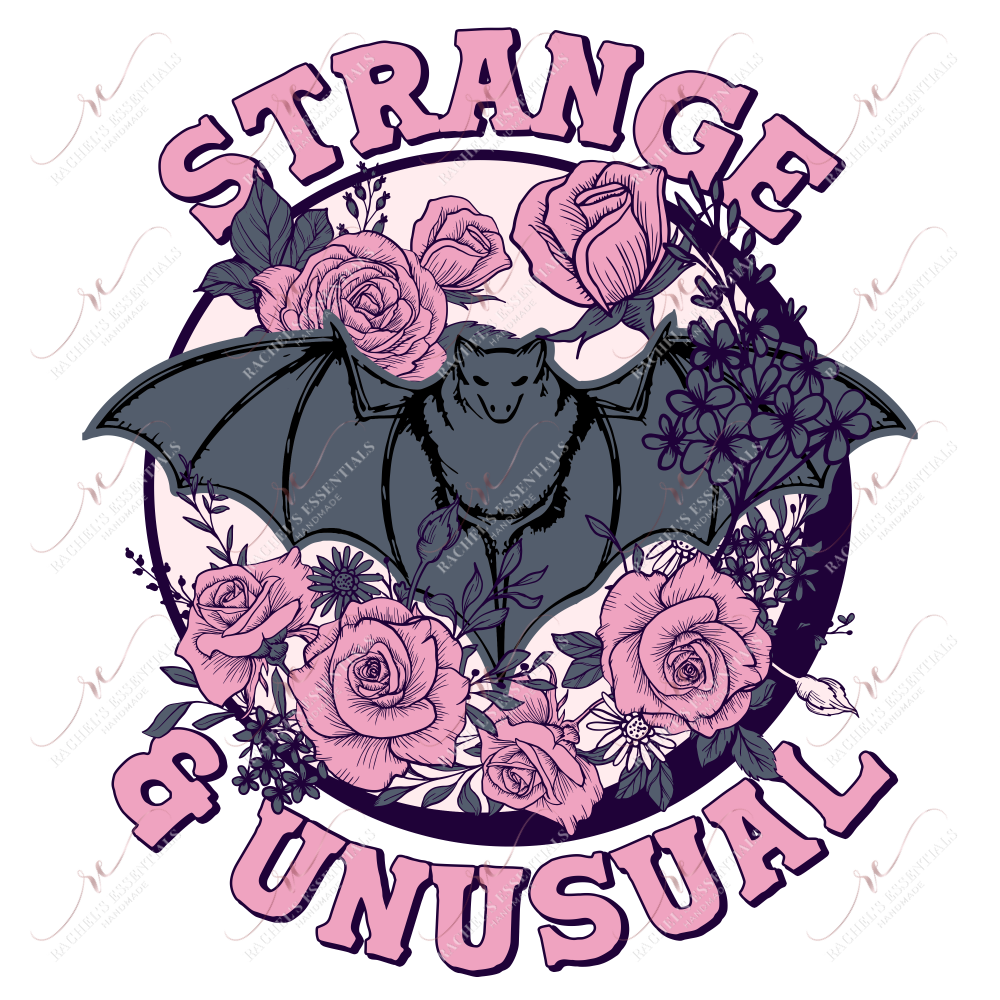 Strange And Unusual - Clear Cast Decal
