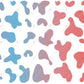 Cow Print Ombre - 16Oz Glass Can Wrap Sublimation