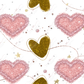 Hearts - 16Oz Glass Can Wrap Sublimation