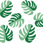 Leaves - 16Oz Glass Can Wrap Sublimation