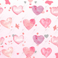 Love - 16Oz Glass Can Wrap Sublimation