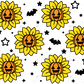 Pumpkin Sunflowers - 16Oz Glass Can Wrap Sublimation