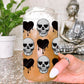 Skellie Hearts - 16Oz Glass Can Wrap Sublimation