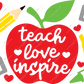 Teach Love Inspire - 16Oz Glass Can Wrap Sublimation