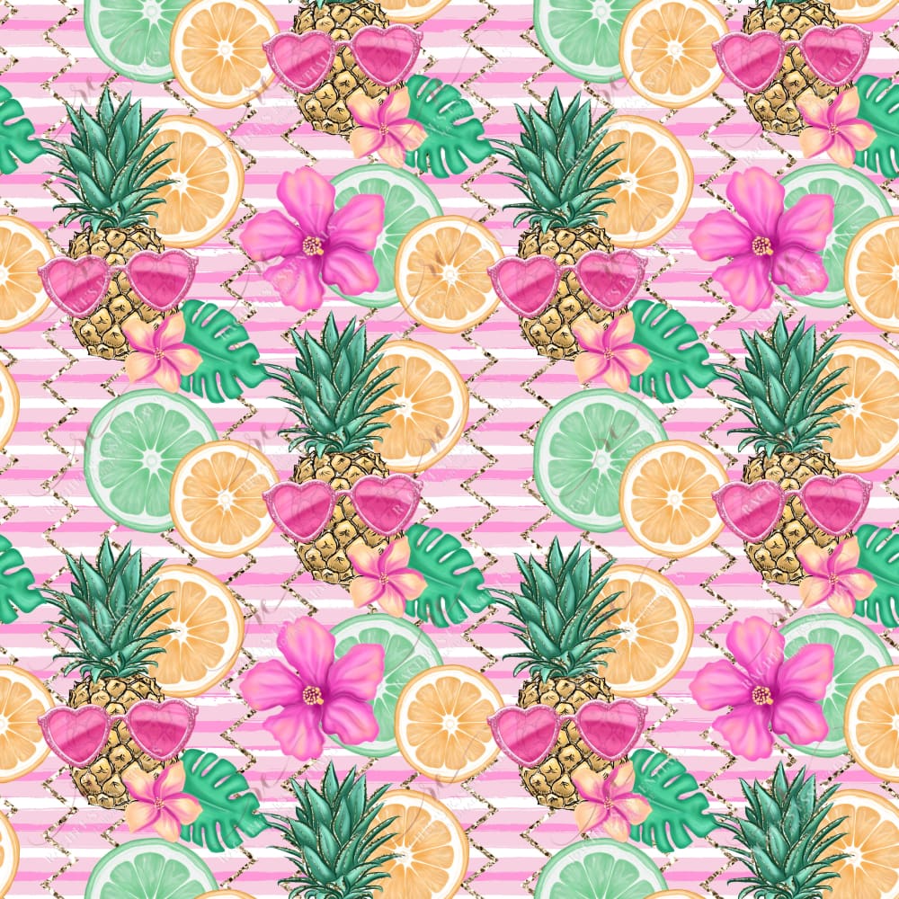 Summer Fruit - Ready To Press Sublimation Transfer Print Seamless Sublimation
