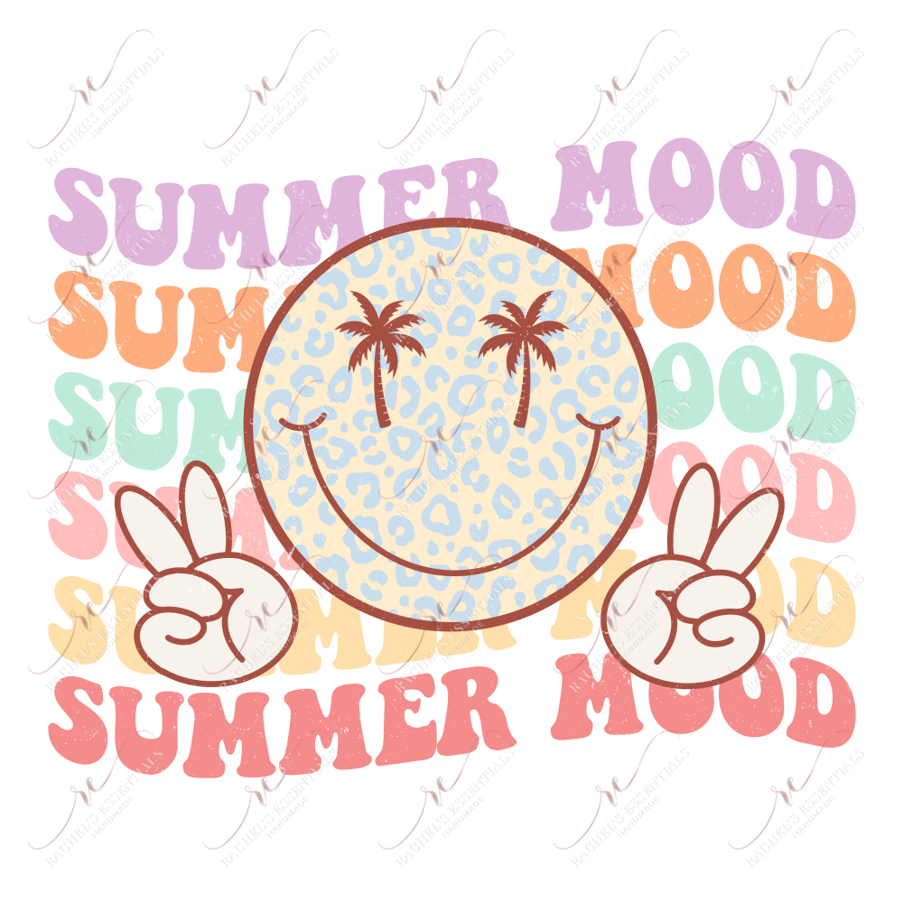 Summer Mood-Ready To Press Sublimation Transfer Print Sublimation