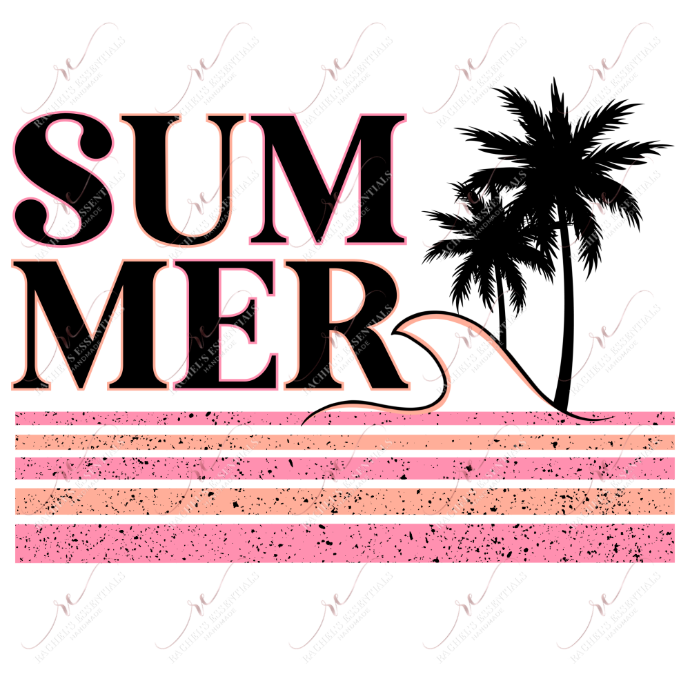 Summer- Ready To Press Sublimation Transfer Print Sublimation