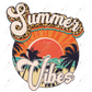 Summer Vibes - Ready To Press Sublimation Transfer Print Sublimation