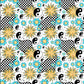Sun Yin Yang - Ready To Press Sublimation Transfer Print Seamless 2/24 Sublimation