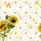 Sunflower Honeycomb Bee Wrap - Ready To Press Sublimation Transfer Print Sublimation
