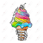 Sweet As Sugar - Clear Cast Decal