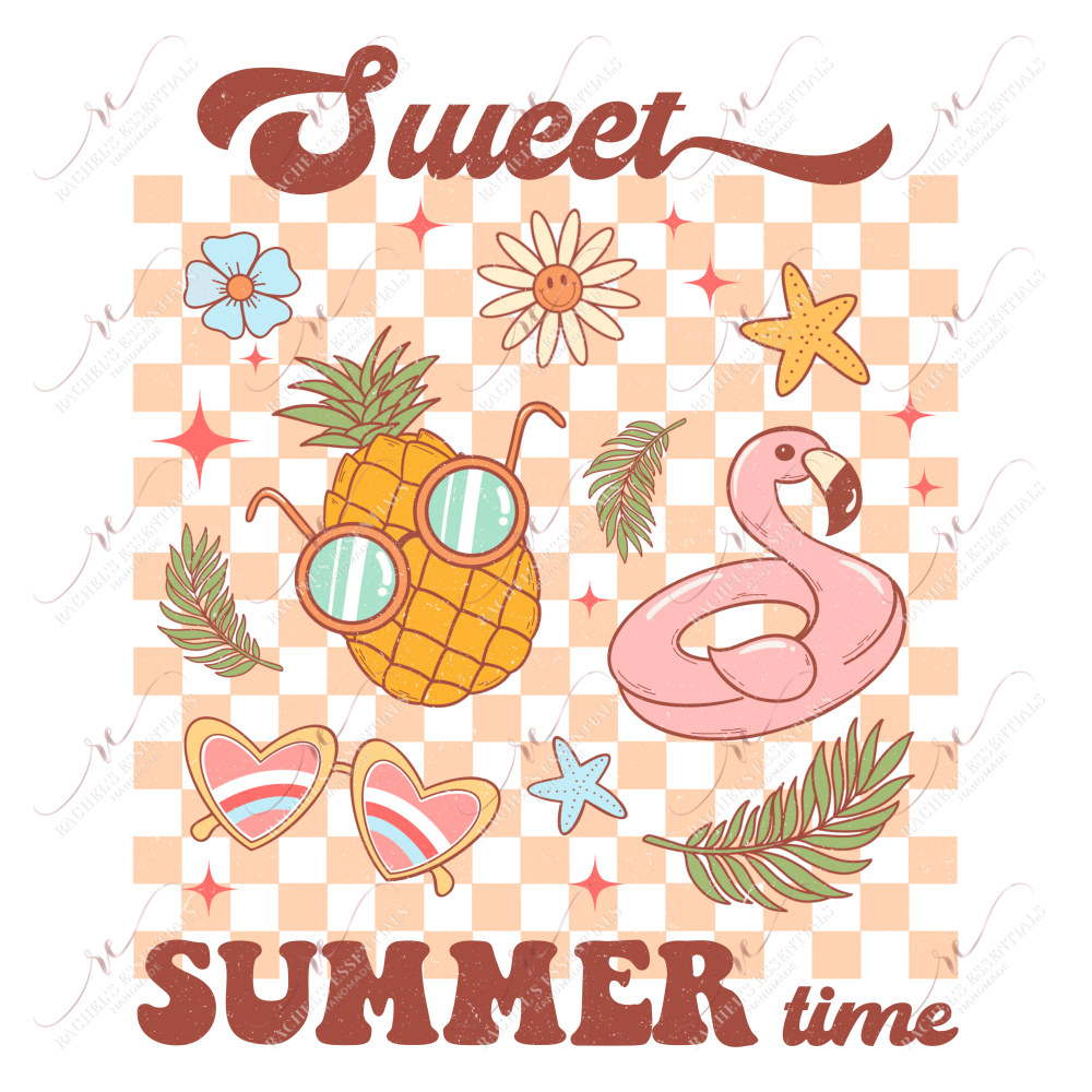 Sweet Summer- Clear Cast Decal