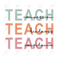 Teach Compassion Kindness Confidence - Ready To Press Sublimation Transfer Print Sublimation