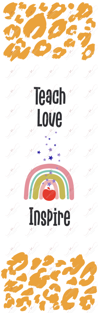 Teach Love Inspire - Vinyl Pen Wrap