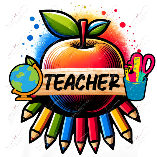 Teacher - Clear Cast Decal