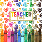 Teacher Fuel - Ready To Press Sublimation Transfer Print Sublimation