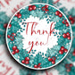 Thank You Mistletoe - Business Sticker Set