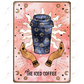 The Iced Coffee Tarot - Ready To Press Sublimation Transfer Print Sublimation