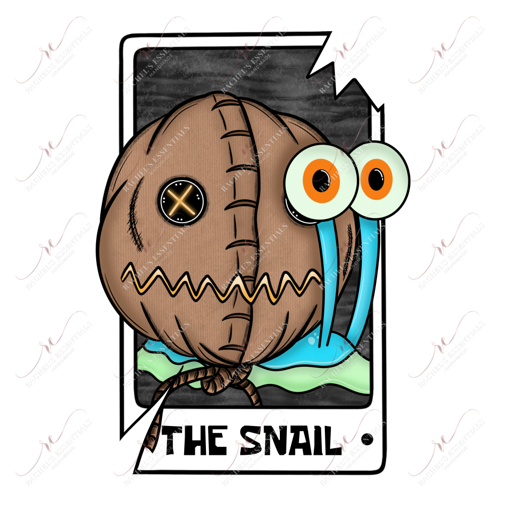 The Snail - Ready To Press Sublimation Transfer Print Sublimation