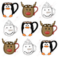 Tic Tac Toe Christmas - Htv Transfer