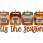 Tis The Season Fall Candles - Htv Transfer