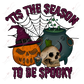 Tis The Season To Be Spooky- Clear Cast Decal