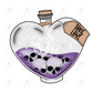 Toxic Love - Clear Cast Decal